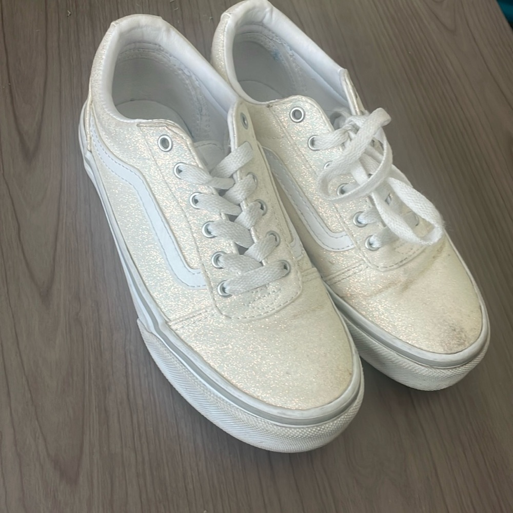 Girls glitter vans